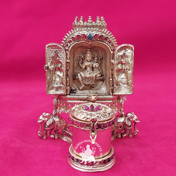 German Silver Sivan Parvathi Box