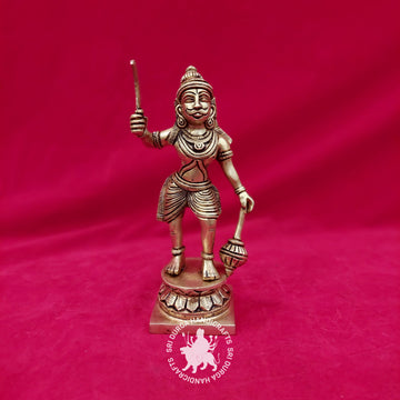 9 inch Brass Madurai Veeran Idol