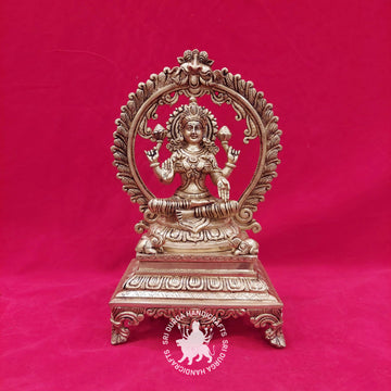 14 inch Brass Lakshmi with Thiruvatchi Idol