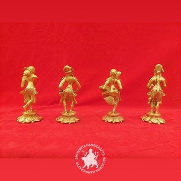 8 inch Brass Musical Lady Set Idol