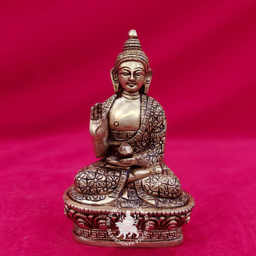 7 inch Brass Buddha S/F Idol