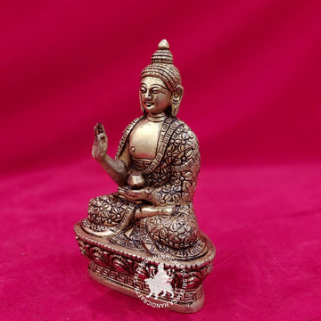 7 inch Brass Buddha S/F Idol