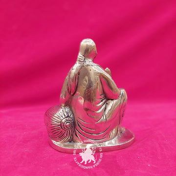 6 inch Brass Saibaba Sitting Idol